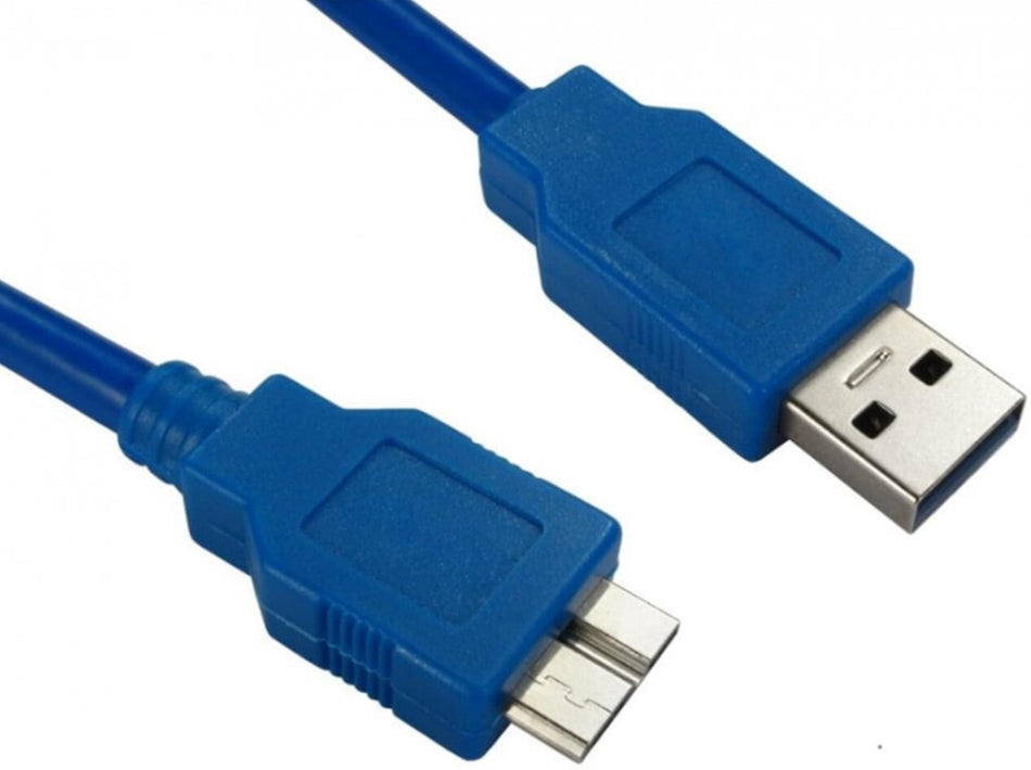 Target USB3-MICROSRT-BLK USB cable USB 3.2 Gen 1 (3.1 Gen 1) 0.75 m USB A Micro-USB B Blue