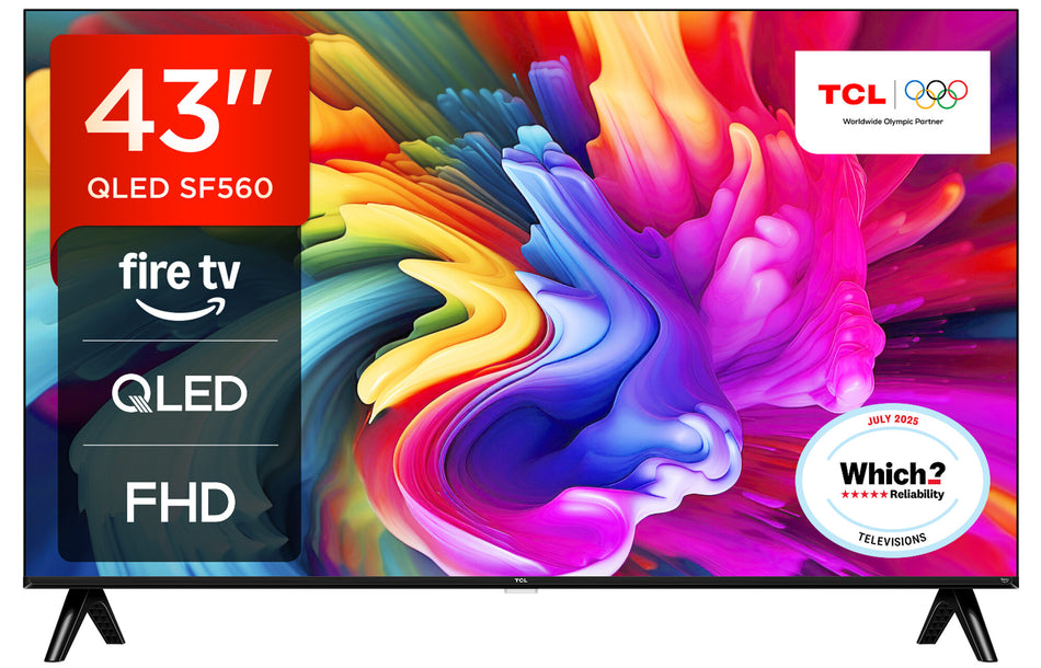 TCL SF560 43SF560-UK TV 109.2 cm (43") Full HD Smart TV Wi-Fi Metallic 300 cd/m²