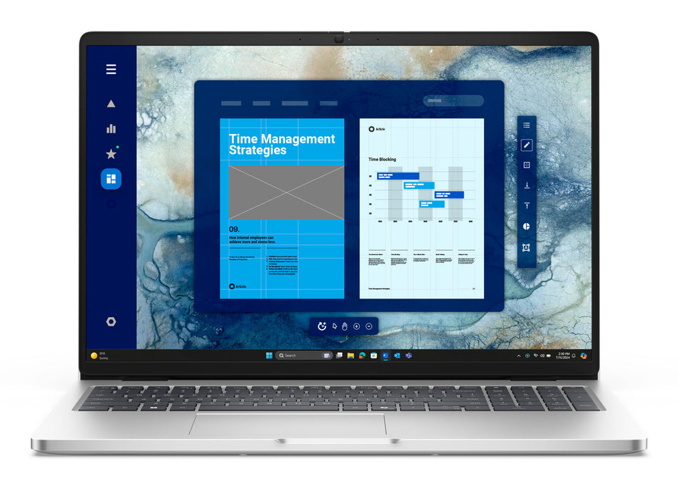 DELL Pro 16 PC16250 Intel Core Ultra 7 265U Laptop 40.6 cm (16") Full HD+ 16 GB DDR5-SDRAM 512 GB SSD Wi-Fi 6E (802.11ax) Windows 11 Pro UK English Platinum, Silver