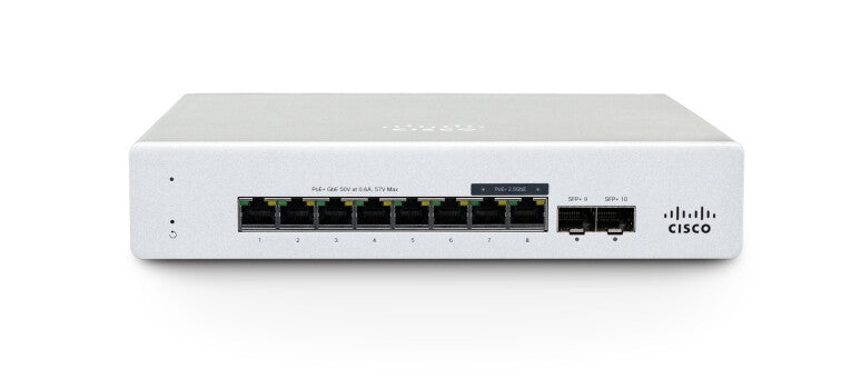 Cisco Meraki MS130 compact Managed Gigabit Ethernet (10/100/1000) Power over Ethernet (PoE) 1U Aluminium