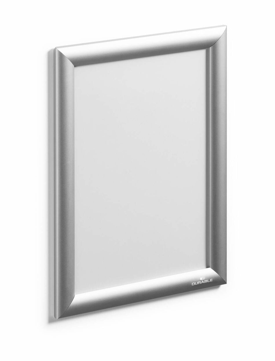 Durable 479623 wall frame 192 x 279 mm Rectangle Silver Aluminium