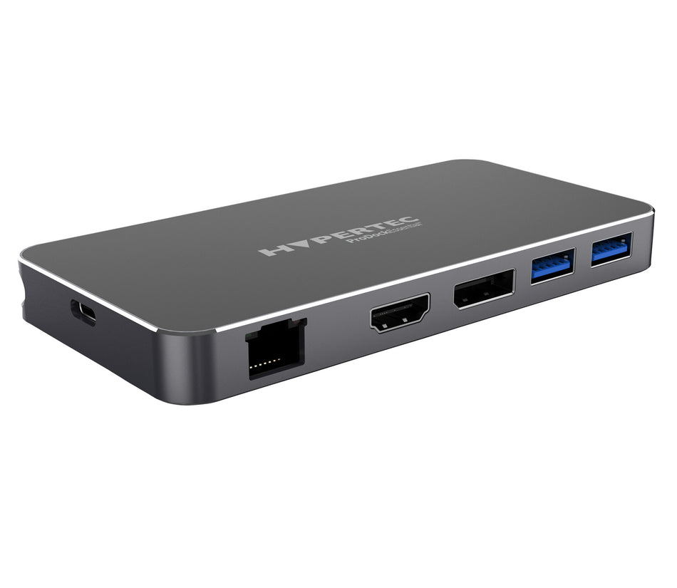 Hypertec ProDock EssentiaI - Universal USB-C Dock with HDMI, DisplayPort and Ethernet