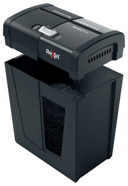 Rexel Secure X10 paper shredder Cross shredding 70 dB Black