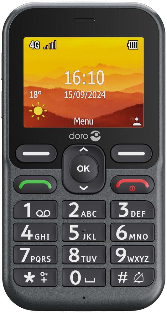 Doro Leva L10 6.1 cm (2.4") 118 g Graphite Senior phone