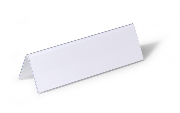 Durable 805219 non-metallic nameplate Transparent