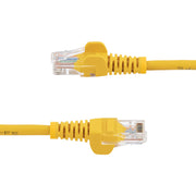 StarTech.com Cat5e Patch Cable with Snagless RJ45 Connectors - 1m, Yellow