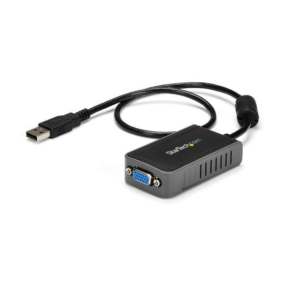 StarTech.com USB 2.0 to VGA Adapter, USB to VGA Monitor Converter for Windows, 1440x900 (no support for macOS/ChromeOS/Linux) - TAA