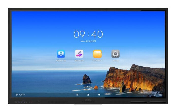 Hikvision Value Series DS-D5B75RB/EL interactive whiteboard 190.5 cm (75") 3840 x 2160 pixels Touchscreen Black HDMI