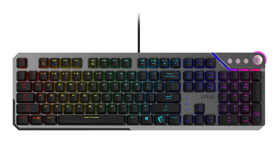 MSI STRIKE 600 SILENT UK keyboard Gaming USB QWERTY UK International Black