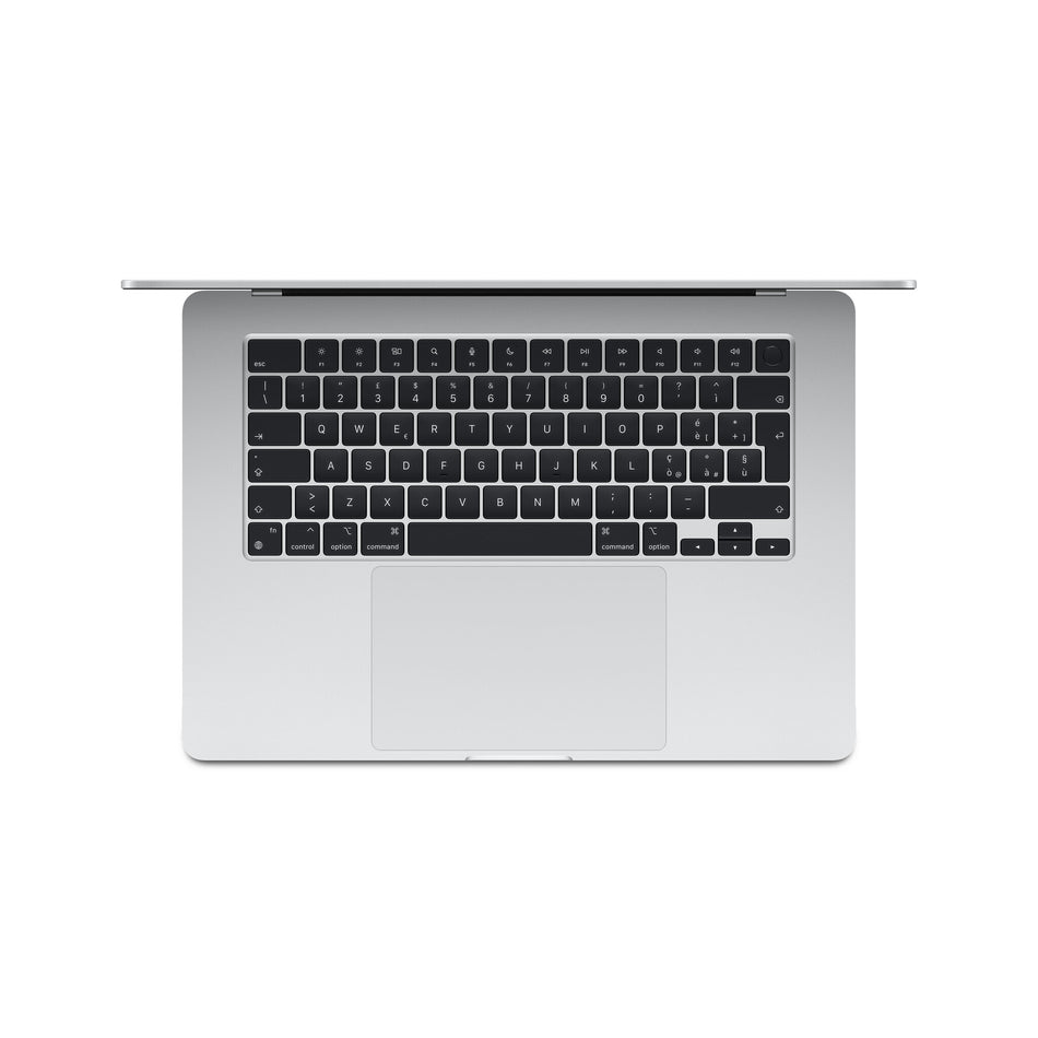 Apple MacBook Air 15-inch : M3 chip with 8-core CPU and 10-core GPU, 16GB, 256GB SSD - Silver