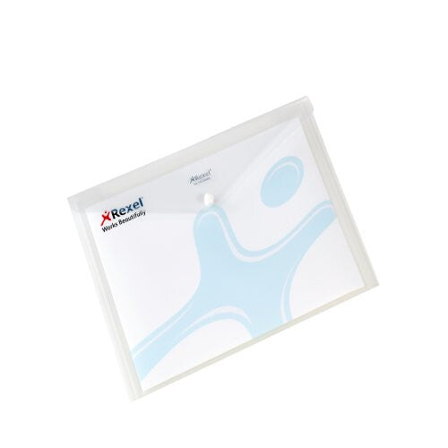 Rexel Popper Wallet A4 White (5)