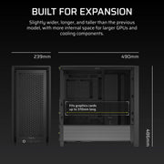 Corsair FRAME 4000D Midi Tower Black