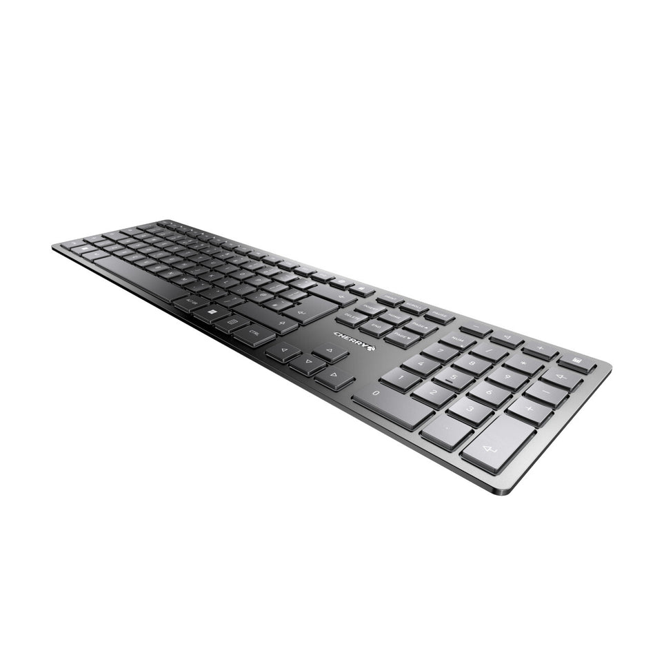 CHERRY KW 9100 SLIM keyboard Universal RF Wireless + Bluetooth QWERTY UK English Black