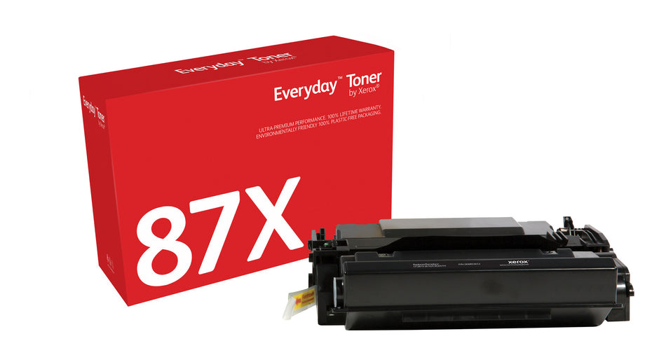 Everyday ™ Black Toner by Xerox compatible with HP 87X (CF287X), High capacity