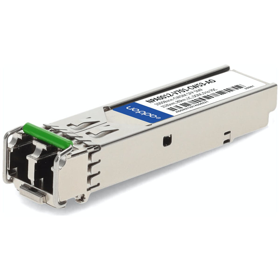 AddOn Networks NPA0012-V701-CW53-AO network transceiver module Fiber optic 1000 Mbit/s SFP 1530 nm