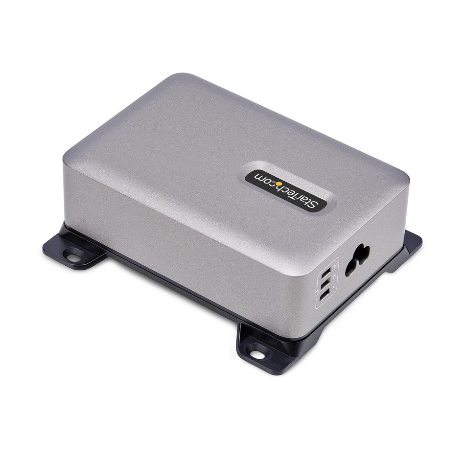 StarTech.com 4-Port Multi-Device USB-C Charger, 240W Total, Single Port 140W EPR, PD 3.1, Screw Locking Ports, Boardrooms, Bracket incl. for Surface Mounting
