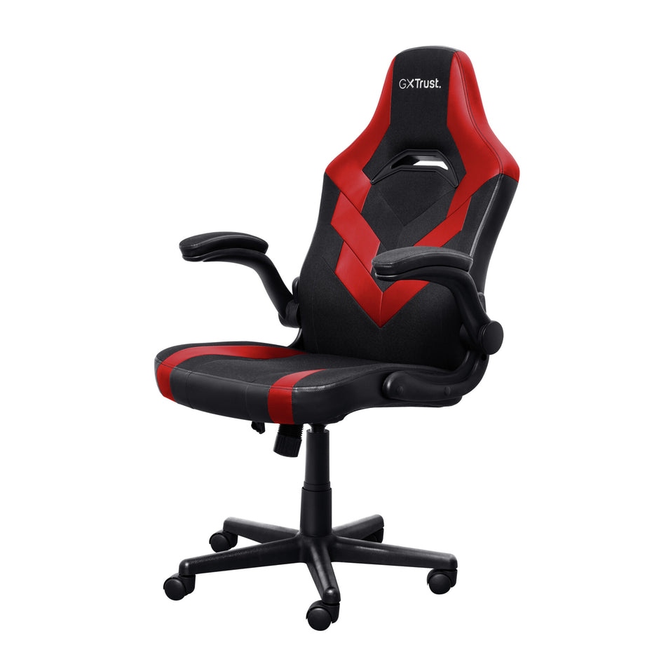 Trust GXT 703 Riye PC gaming chair Upholstered seat Black, Red