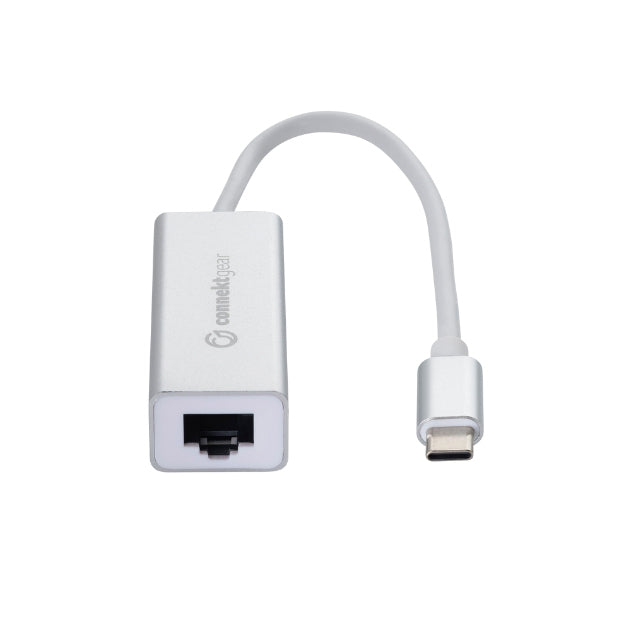 connektgear USB 3.1 Type C to RJ45 CAT6 Gigabit Ethernet Adapter - Male to Female