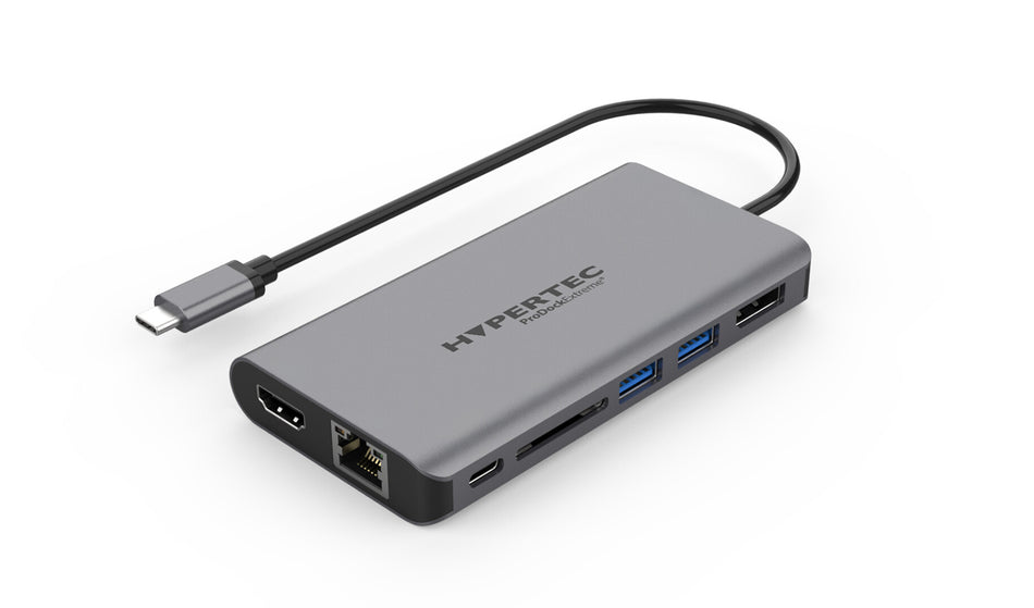 Hypertec ProDock ProDockExtreme Gen2 - Universal USB-C Dock with HDMI DisplayPort Dual Screen