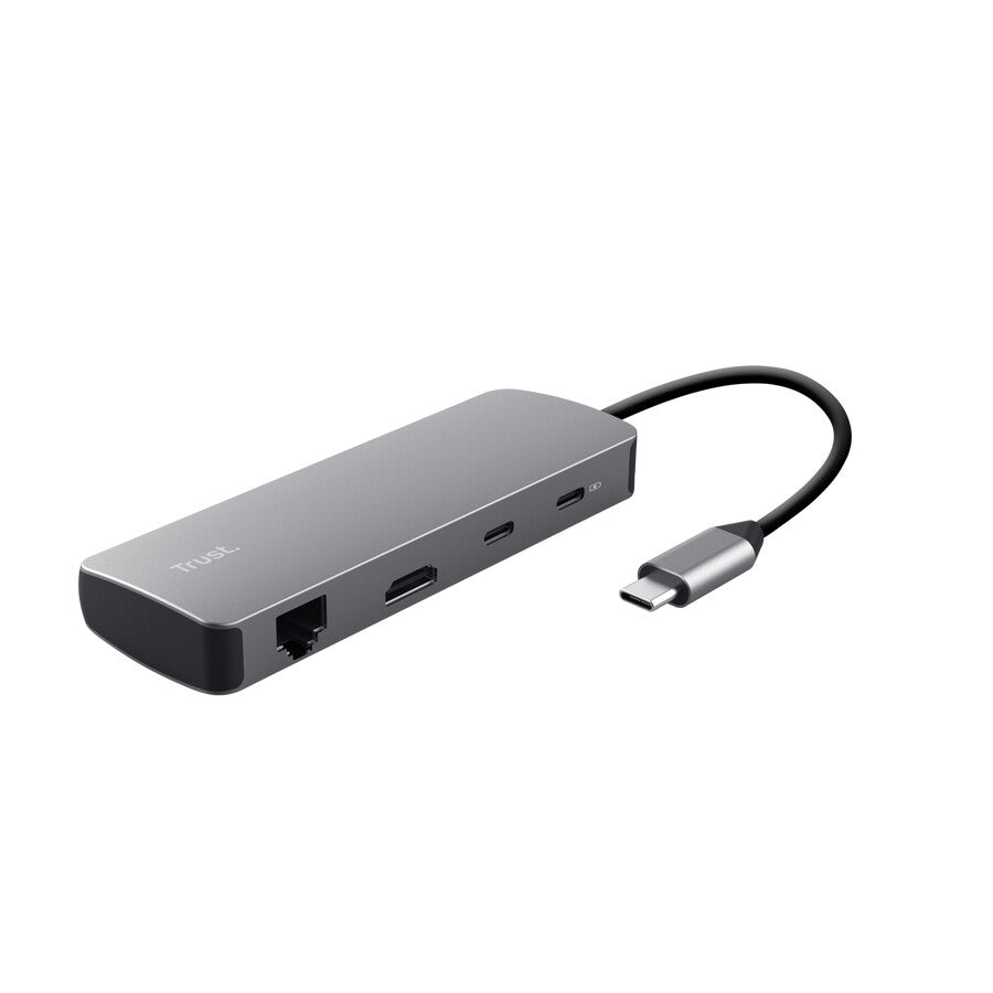 Trust 25672 interface hub USB Type-C Grey