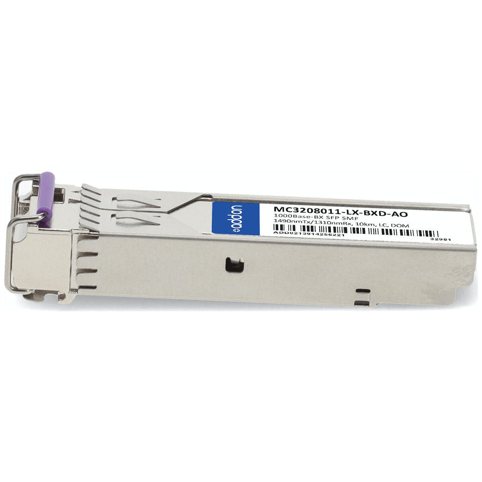 AddOn Networks MC3208011-LX-BXD-AO network transceiver module Fiber optic 1000 Mbit/s SFP