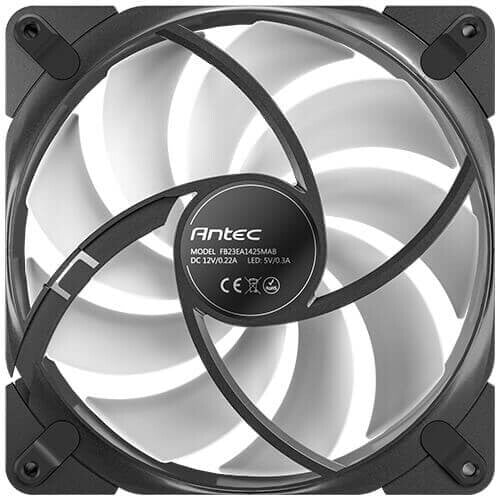 Antec Tranquil 140 ARGB Computer case Fan 14 cm Black, Grey 1 pc(s)