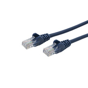 connektgear 1m RJ45 CAT5e UTP Stranded Flush Moulded Network Cable - 24AWG - Blue