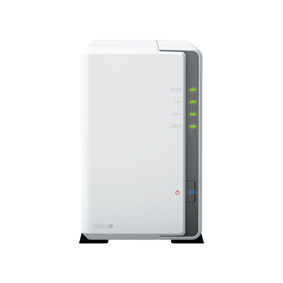 Synology DiskStation DS223J NAS/storage server Desktop Realtek RTD1619B 1 GB DDR4 0 TB DiskStation Manager White