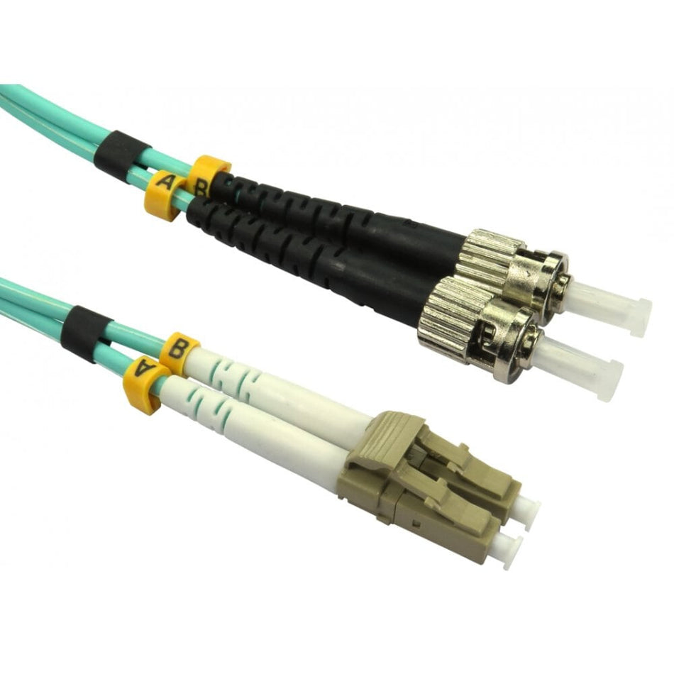 Cables Direct FB3M-LCST-010D InfiniBand/fibre optic cable 1 m LC ST LC/UPC Aqua colour