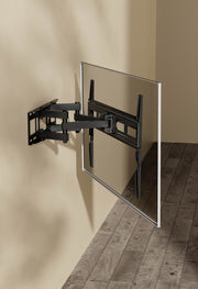 Manhattan Wall Mount for TV & Monitors (Full Motion), For screens 32" to 65", VESA compatibility: all between 100x100mm to 600x400mm - check the dimensions of the four mounting holes on back of screen to ensure it fits, Max 40kg, Black, Bracket, Lifetime