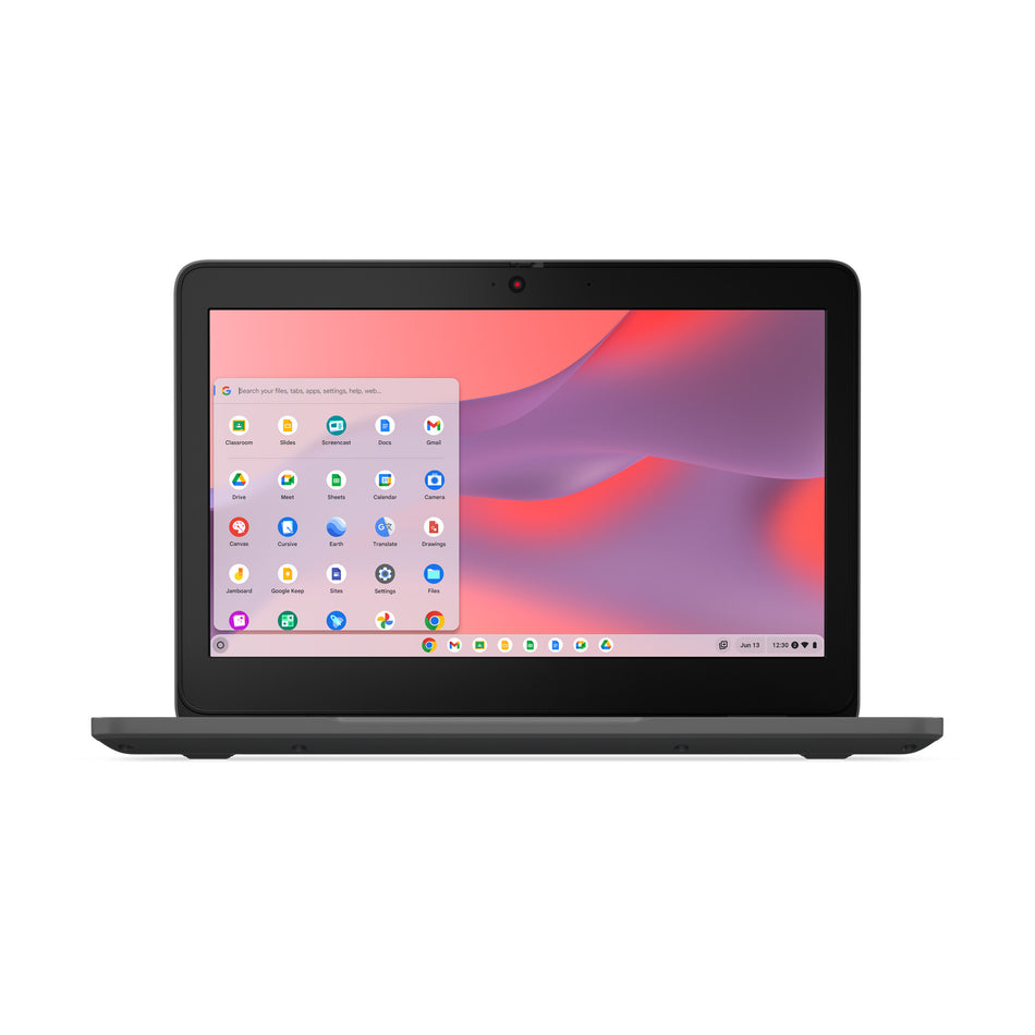 Lenovo 100e Gen 4 MediaTek 520 Chromebook 29.5 cm (11.6") HD 4 GB LPDDR4x-SDRAM 32 GB eMMC Wi-Fi 6 (802.11ax) ChromeOS Grey