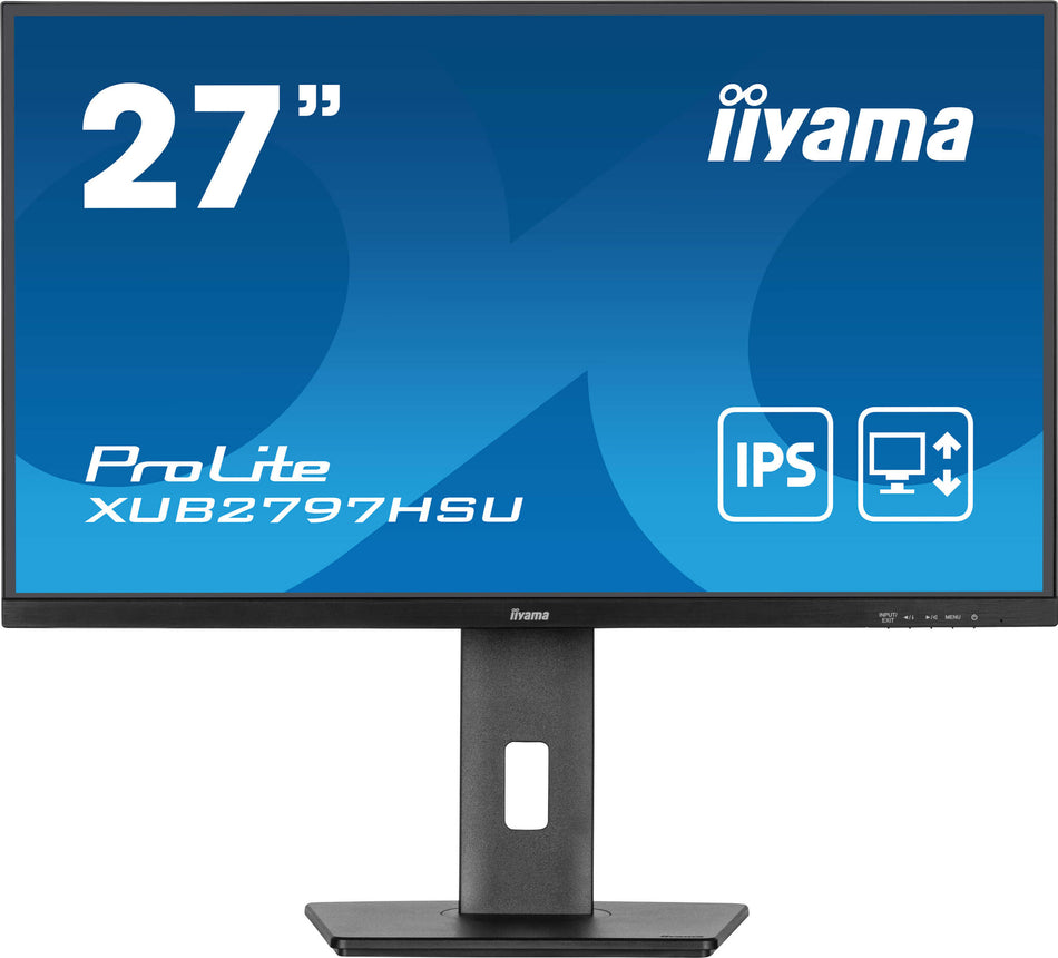 iiyama ProLite XUB2797HSU-B2 computer monitor 68.6 cm (27") 1920 x 1080 pixels Full HD LED Black