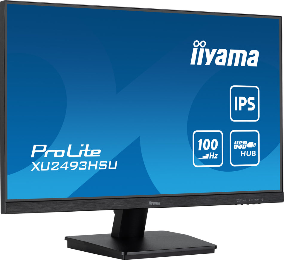 iiyama ProLite XU2493HSU-B7 computer monitor 60.5 cm (23.8") 1920 x 1080 pixels Full HD LED Black