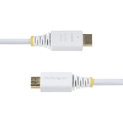 StarTech.com 6ft (1.8m) Premium Certified High Speed HDMI Cable, 4K 60Hz/1440p 144Hz, HDR10/HDCP 2.2/ARC, 18Gbps, UHD HDMI 2.0 Cord for TV/Monitor/Display, TPE Jacket, White