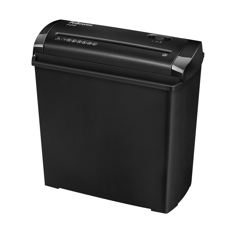 Fellowes Powershred P-25S Strip-Cut Shredder paper shredder Strip shredding 22 cm Black, Grey