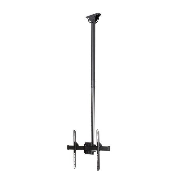 StarTech.com TV Ceiling Mount - Full-Motion Universal Hanging Single Screen Mount with Adjustable Telescopic Pole - Tilt / Swivel - VESA Bracket for 32”-75" Displays