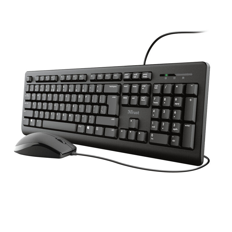 Trust Primo keyboard Mouse included Universal USB QWERTY English Black