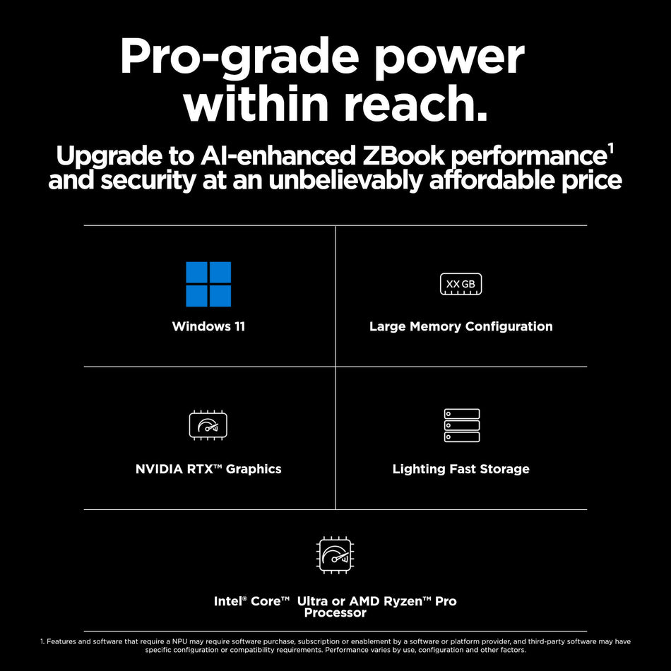 HP ZBook Power 16 inch G11 Mobile Workstation PC Intel Core Ultra 9 185H 40.6 cm (16") WUXGA 32 GB DDR5-SDRAM 1 TB SSD NVIDIA RTX 3000 Ada Wi-Fi 6E (802.11ax) Windows 11 Pro Silver