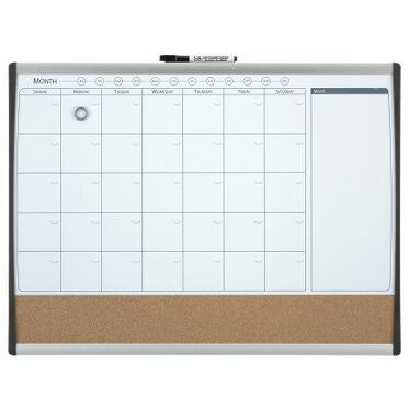Rexel Magnetic Monthly Organiser Combi Board 585x430mm