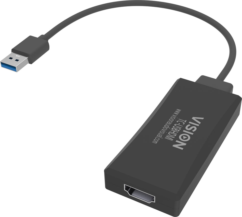 Vision TC-USBHDMI USB graphics adapter 1920 x 1080 pixels Black