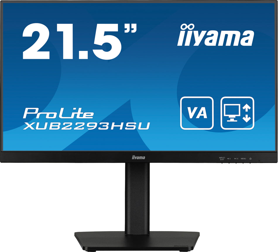 iiyama ProLite XUB2293HSU-B7 computer monitor 54.6 cm (21.5") 1920 x 1080 pixels Full HD LED Black