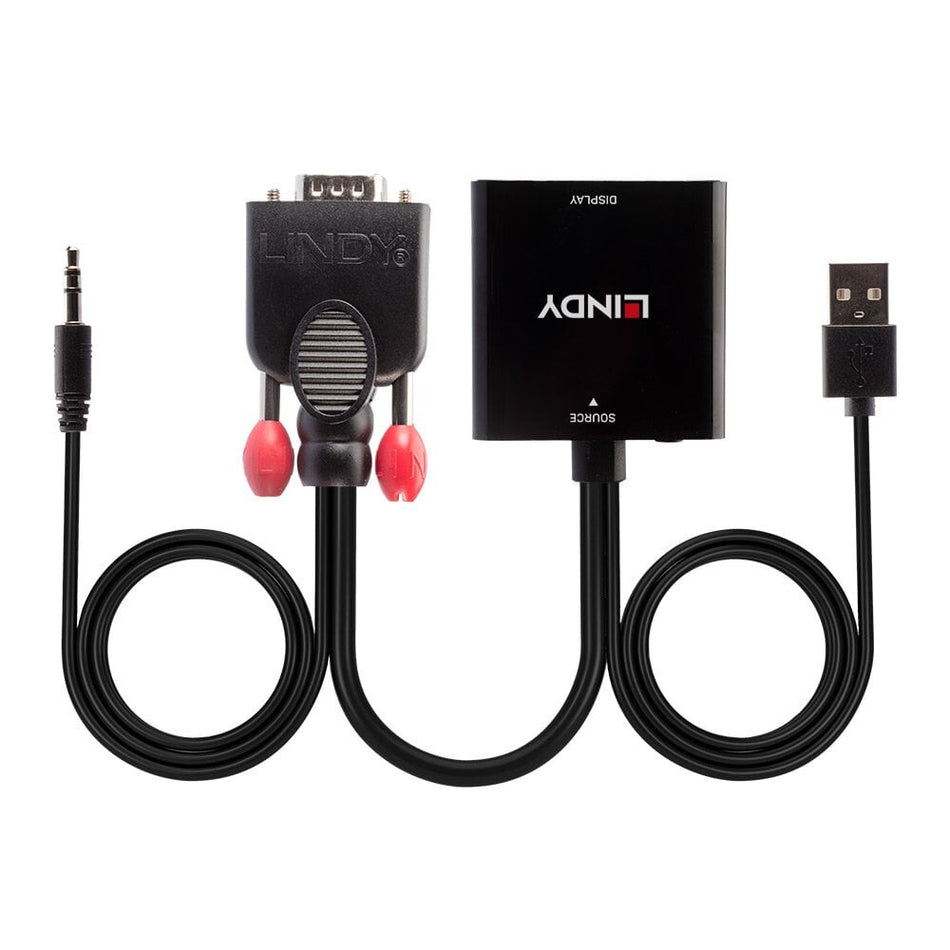 Lindy VGA and Audio to HDMI Converter