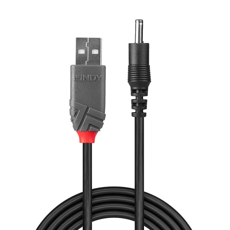 Lindy USB 2.0 Type A to 3.5mm DC Cable, 1.5m