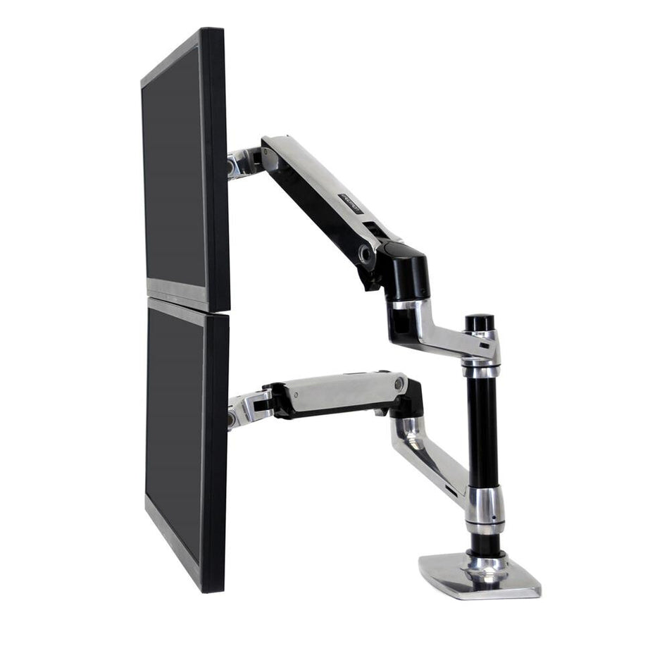 Ergotron LX Series Dual Stacking Arm 61 cm (24") Desk Silver