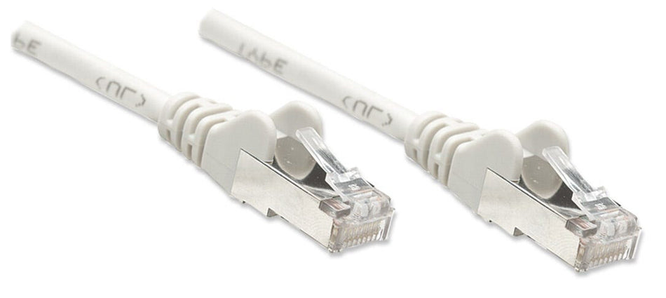 Intellinet Network Patch Cable, Cat5e, 20m, Grey, CCA, F/UTP, PVC, RJ45, Gold Plated Contacts, Snagless, Booted, Lifetime Warranty, Polybag