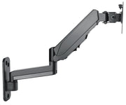 Manhattan Wall Mount for TV & Monitors (Spring Arm 3 pivots), For screens 17" to 32", VESA compatibility: 75x75mm and 100x100mm - check the dimensions of the four mounting holes on back of screen to ensure it fits, Max 8kg, Black, Bracket, Lifetime
