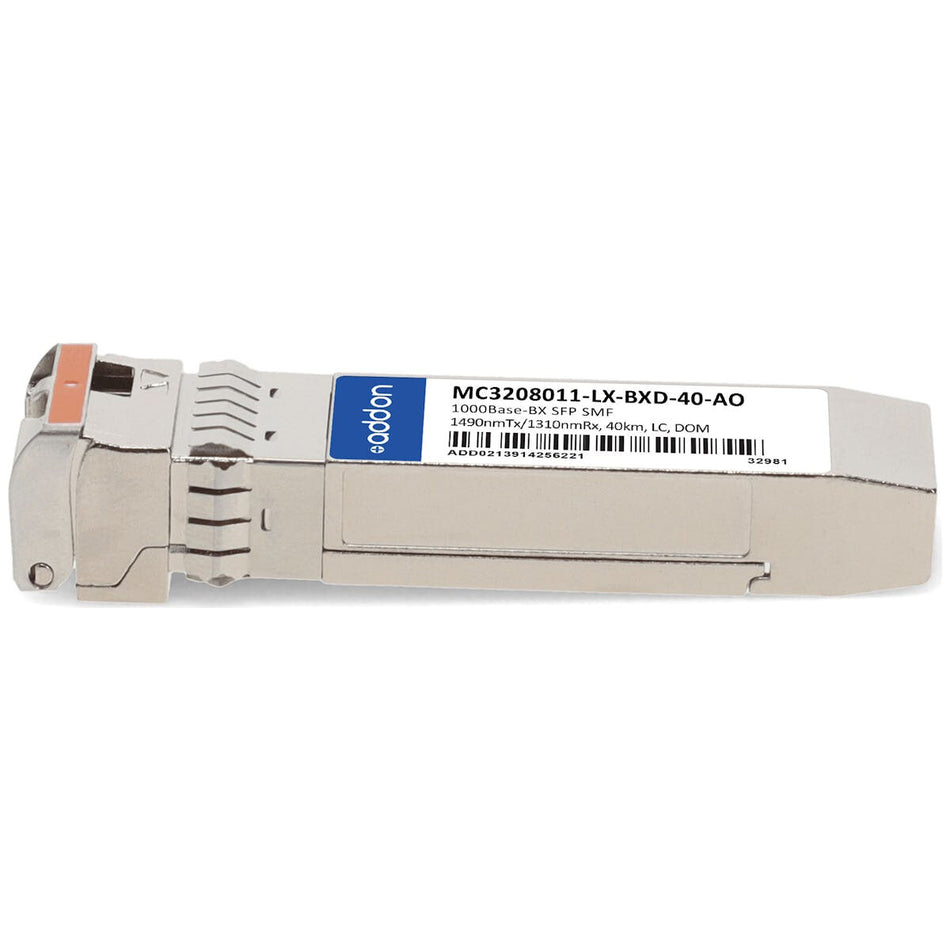 AddOn Networks MC3208011-LX-BXD-40-AO network transceiver module Fiber optic 1000 Mbit/s SFP