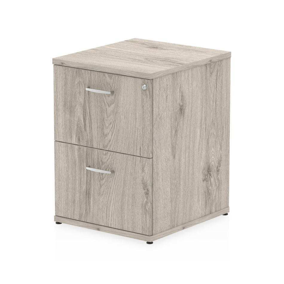 Dynamic I003241 filing cabinet Melamine Faced Chipboard (MFC), Oak Grey, Oak