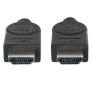 Manhattan HDMI 4K@30Hz Cable with Ethernet, 3m, Suitable for ALL 1080p/HD and majority of 4K uses (check your system 4K specification to be sure), Male to Male, Black, Ultra HD 4k x 2k, Lifetime Warranty, High Speed, Equivalent to HDMM3MHS