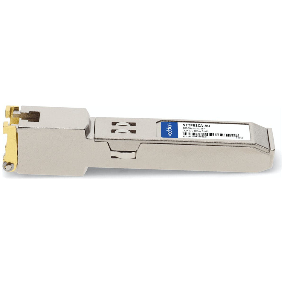 AddOn Networks NTTP61CA-AO network transceiver module Copper 1000 Mbit/s SFP